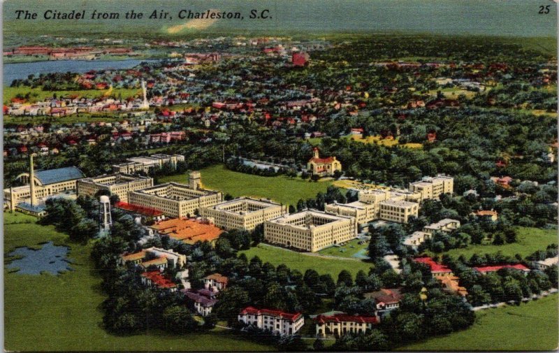 South Carolina Charleston The Citadel From The Air