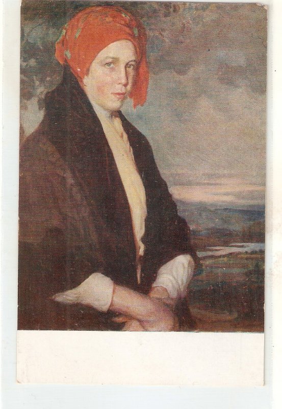 F.Alvarez Sotomayor. Spanish Lady. Bergantiñana Nice spanish postcard 1920s