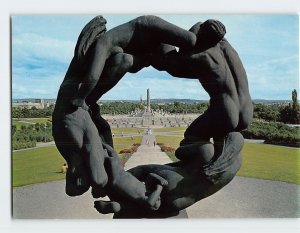 Postcard The Vigeland Sculpture Park, Oslo, Norway