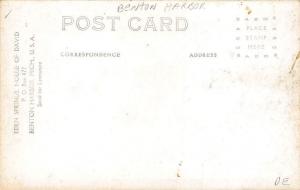 Benton Harbor MI House of David Open Air Theatre Ongoing Act RPPC Postcard