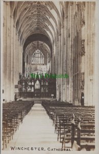 Hampshire Postcard - Winchester Cathedral Interior  DC302