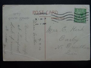 Shipping H.M.T. TUNISIAN Hands Across Sea - ALLAN LINE ROYAL MAIL c1914 Postcard