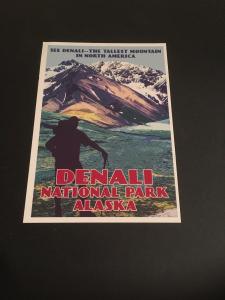 Vintage Postcard: Denali National Park, Alaska