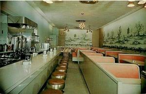 ME, Lewiston, Maine, Plaza Restaurant, Interior, Dexter Press No. 32232-B