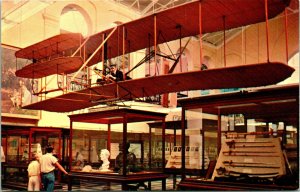 Washington DC Smithsonian Wright Brothers Aeroplane Postcard Unused (32153)