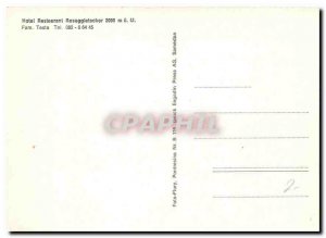 Postcard Modern Hotel Restaurant Roseggletscher