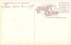 Meridian Mississippi Union Station Looking East Vintage Postcard AA10739
