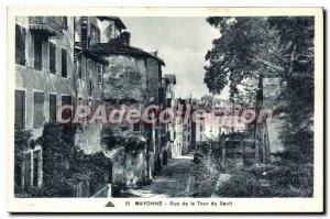 Postcard Old Bayonne Rue de la Tour du Sault