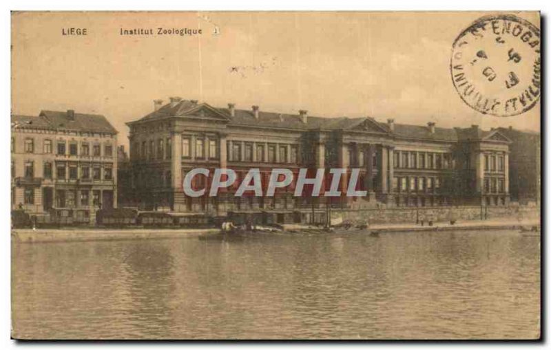 Old Postcard Liege Zoo Zoological Institute