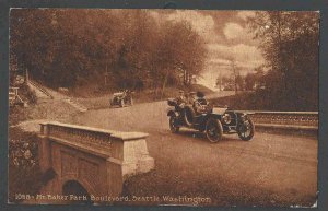 1912 PPC* Seattle Wa Mt Baker Park Blvd Open Roof Touring Car