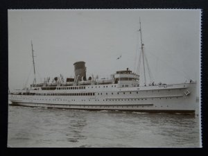 Isle of Man Steam Packet Ship T.S.S. MONA'S QUEEN III c1980 RP Postcard