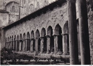 RP; CEFALU, Sicilia, Italy, 1930-1940s; The Cloister Of The Cathedral