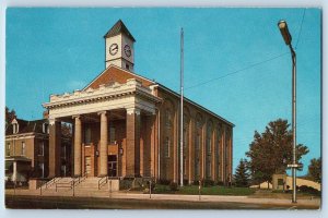 Jackson Ohio OH Postcard Jackson County Court House Building c1960s Vintage
