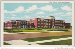 High School McPherson Kansas Curteich