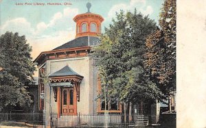 Lane Free Library Hamilton OH USA Postcard