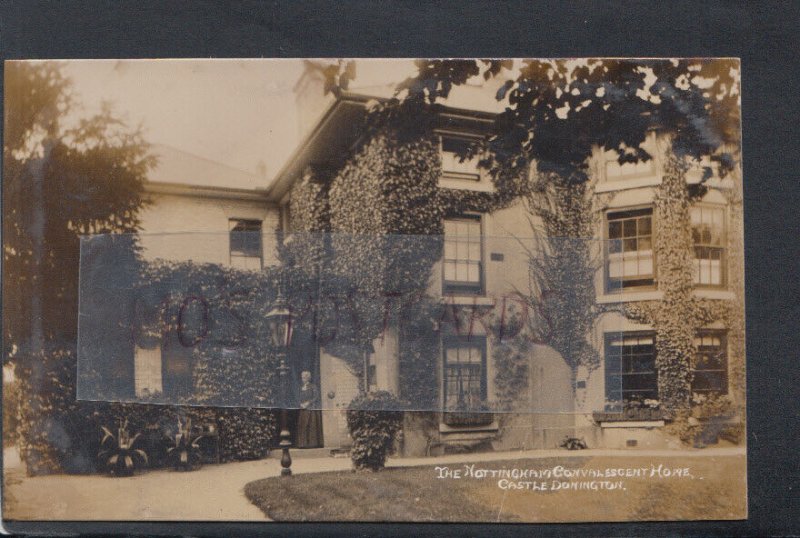 Leicestershire Postcard - Nottingham Convalescent Home,Castle Donnington RS23951