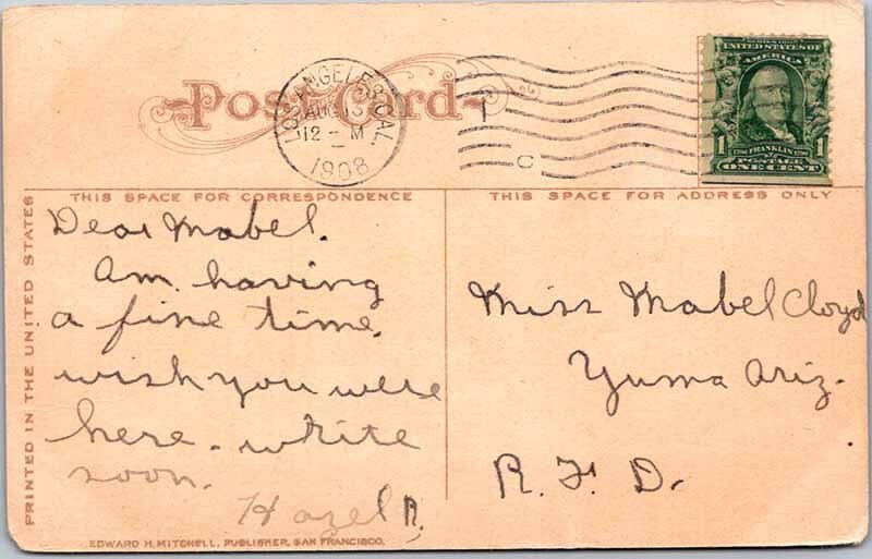 Postcard NATURE SCENE State of California CA AK6299