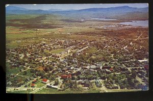 Tupper, New York/NY Postcard, Aerial View Of Community