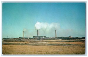 c1960's Vast Smelter Operation Nickel Company Plant Copper Cliff Canada Postcard