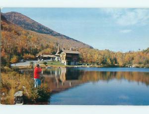 Unused 1950's OLD CARS & TOLL HOUSE HOTEL Adirondacks - Lake Placid NY Q0124