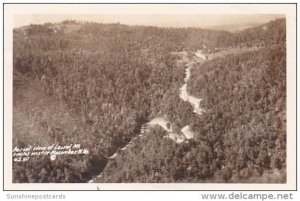 Aerial View Of Laurel Mountain West Of Macomber West Virginia 1949 Real Photo