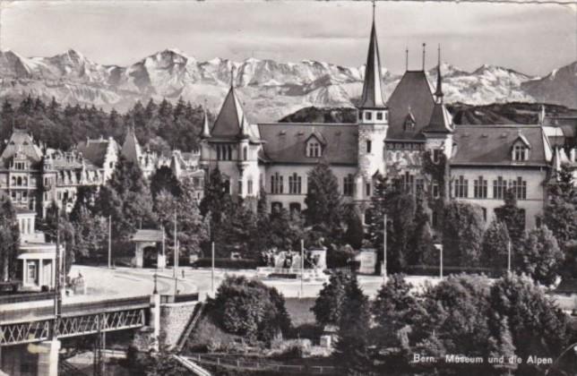 Switzerland Bern Museum und die Alpen 1956 Photo