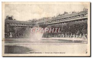 Old Postcard Paris Court of the Royal Palace