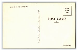 Legend Of The Myrtle Tree Postcard