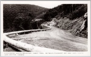 Cabot Trail Descending North Mountain Pleasant Bay Cape North NS RP Postcard H75