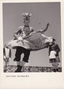 France Biarritz Basque Dans Dancer In Traditional Costume