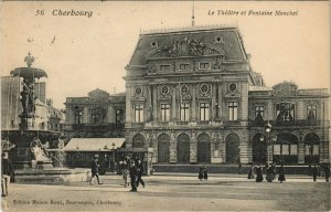 CPA CHERBOURG Le tThéatre et Fontaine Monchet (128153)