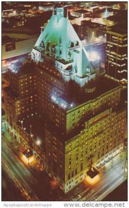 Canada Hotel Vancouver At Night Vancouver British Columbia