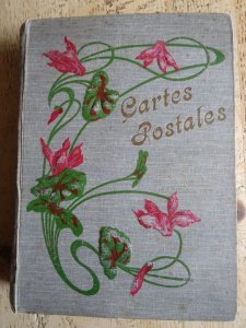Early POSTCARD ALBUM - 180 TOPOGRAPHICAL & GREETING UK & French