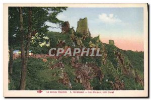 Postcard Old Creuse Crozant Illustree The West Coast Ruins