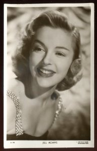 h2324 - JILL ADAMS 1940s English Actress. Real Photo Postcard