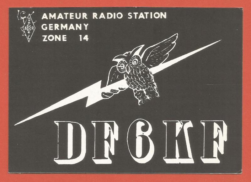 QSL AMATEUR RADIO CARD – COLOGNE, GERMANY – 1980 - OWL