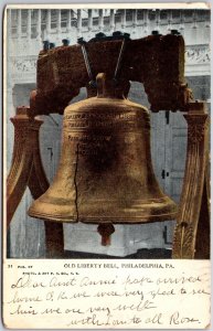 1907 Old Liberty Bell Philadelphia Pennsylvania PA Posted Postcard