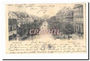 Old Postcard Strassburg Broglieplatz