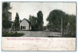 1908 Four Corners Bark's Office Scene Milwaukee Wisconsin WI Posted Postcard