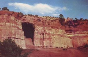 Gallup NM New Mexico KIT CARSON CAVE N of Highway US 66 NM postcard