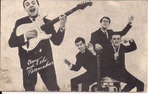ARCADE CARD Gerry & the Pacemakers, 1960's British Rock Music Golden Era London