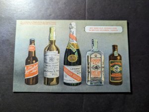 Mint Canada Alcohol Advertisement Postcard Met Some Old Friends in BC
