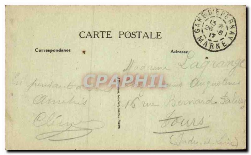 Old Postcard Epernay Eglise St Pierre St Paul