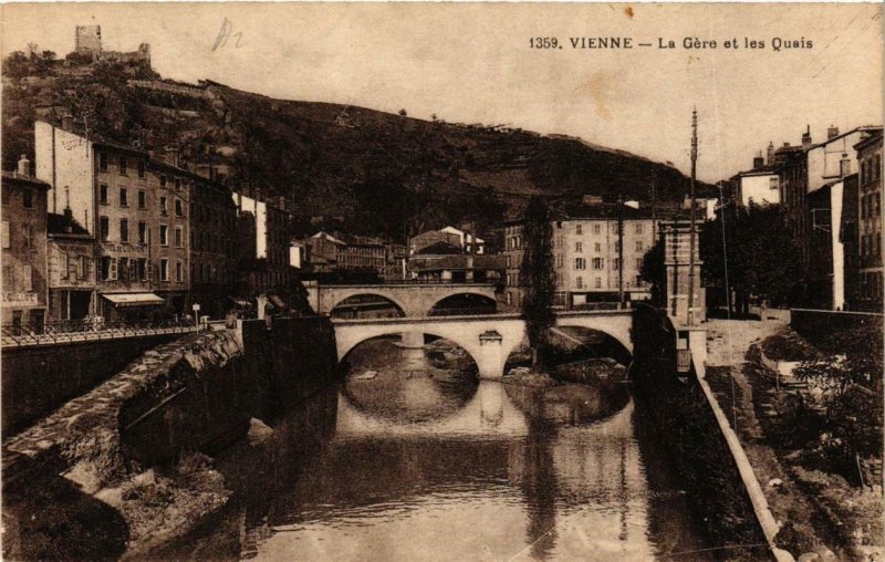 CPA VIENNE - La Gere et les Quais (667754)