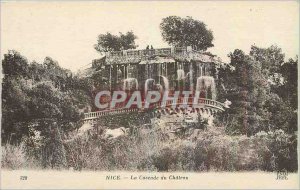 Old Postcard Nice La Cascade du Chateau