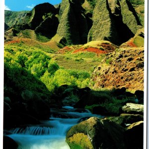 1979 Kauai County, HI Beautiful Stream Morning Long Exposure Chrome Photo PC M15