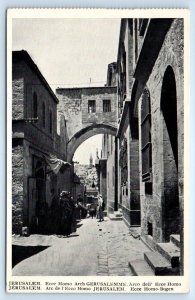 JERUSALEM Ecce Homo Arch ISRAEL 1943 Postcard