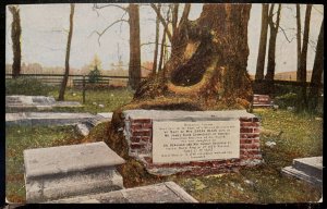 Vintage Postcard 1930 Colonial Cemetery, Jamestown, Virginia (VA)