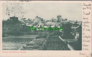 Northumberland Postcard - Hexham From Railway Station  RS29954