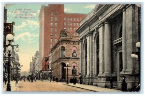 c1910s Felix Street Looking East From Third Street St. Joseph Missouri Postcard